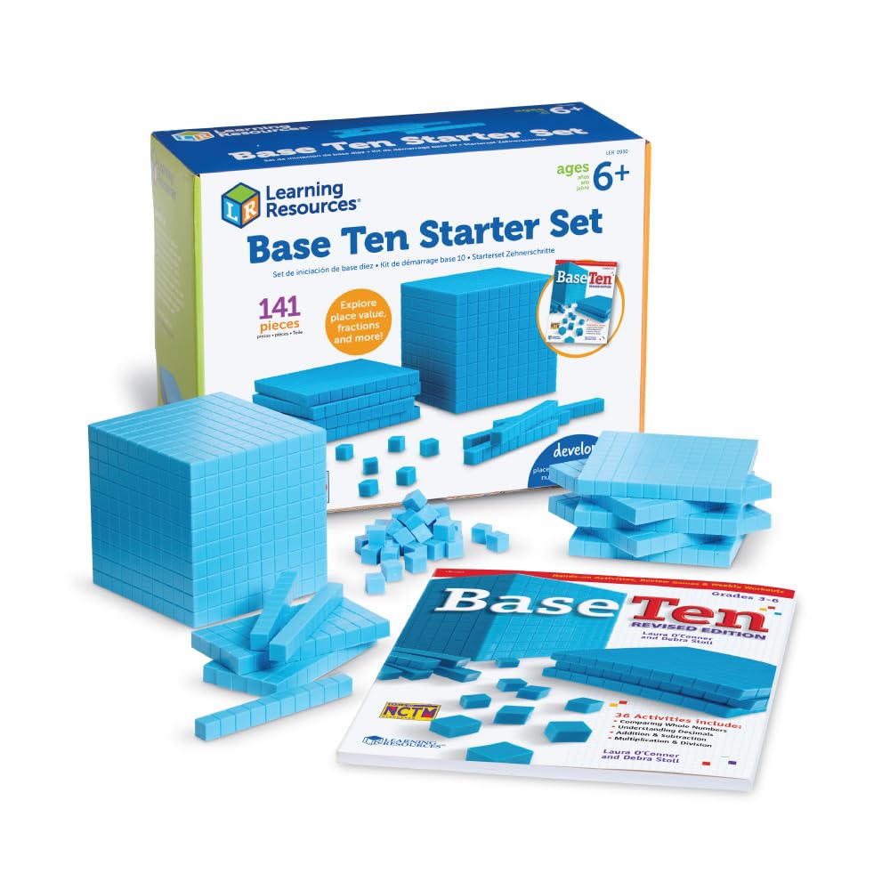 Learning Resources Grooved Plastic Base Ten Starter Set