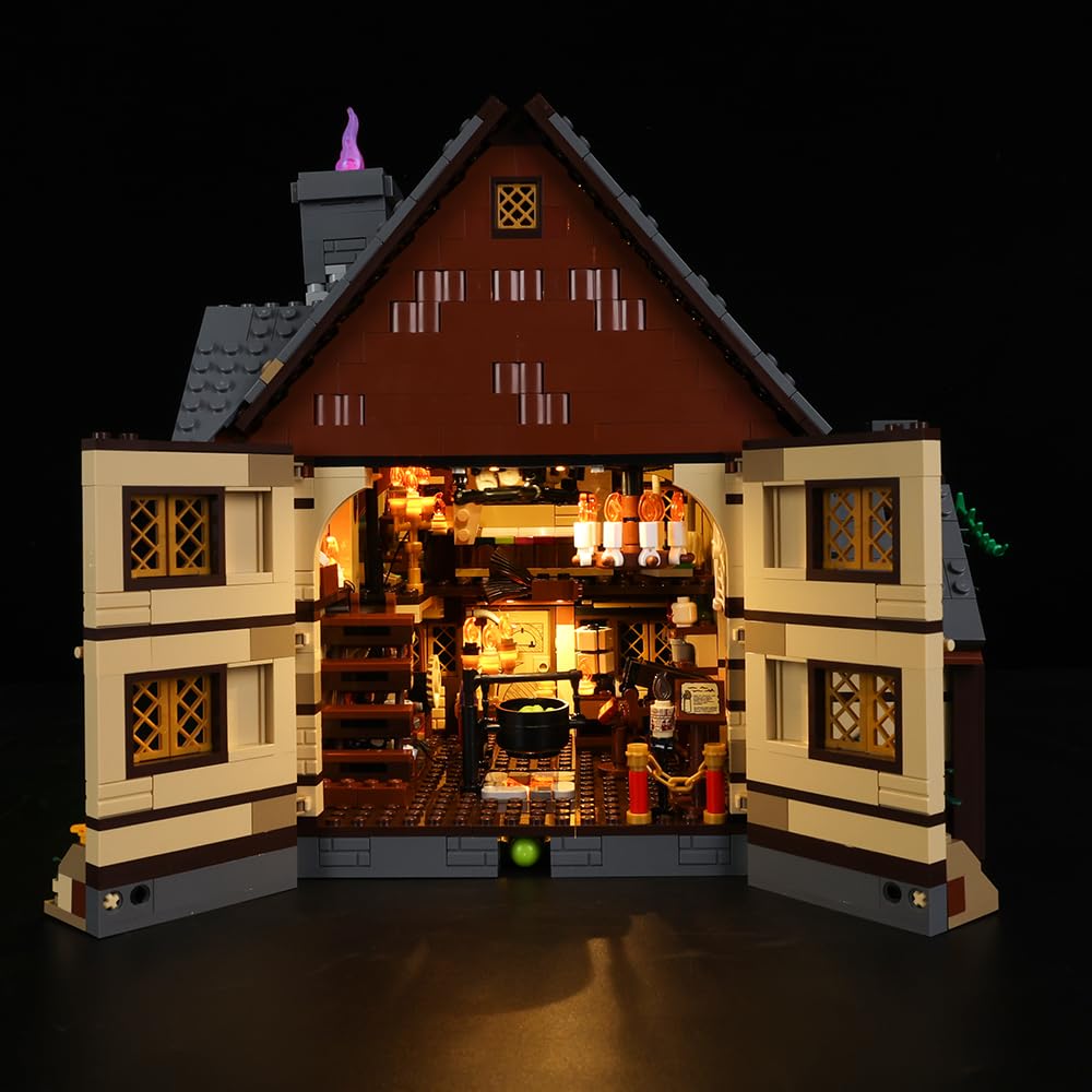 Kyglaring LED Lighting Kit Compatible with Lego Ideas Hocus Pocus: The Sanderson Sisters' Cottage 21341 Building Blocks, Remote Control (Not Include Models) — image 1