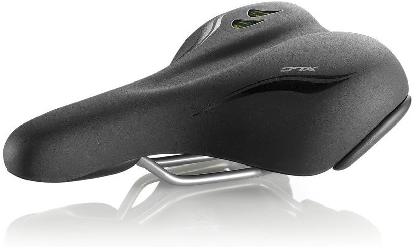 XLC Unisex - Adult Touring/City Bike Seat Saddle, All Season SA-A24, Black, 260 x 200 mm, 260x200 mm