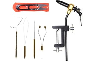 Fly Tying Tools Kit | Lure Making Metal Tools Kit for Fly Fishing | Portable Fly Tying Tools, Multifunctional Fishing Accesso