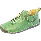 TENVEBLE NATURALLY Women's Solid Color Casual Boots, Western Ankle Boots Lace Up Non-slip Platform Comfy Shoes, Versatile Wear-resistant Shoes