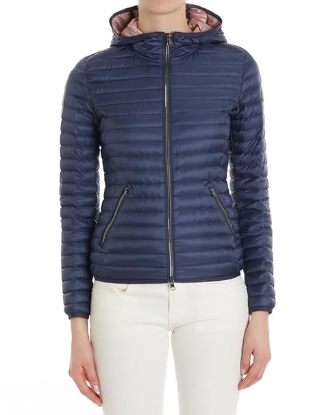 COLMAR Original Damen Daunenjacke mit Kapuze Blau Daunenjacke