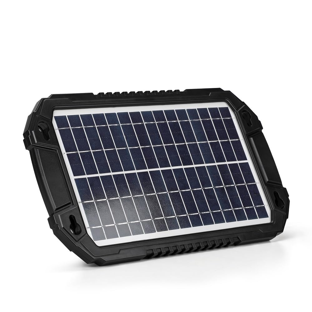 Sunway Solar Car Battery Trickle Charger & Maintainer 8W 12V Waterproof Solar Panel Power Charging Kit for Car Automotive RV Marine Boat Motorcycle Truck Trailer Tractor Powersports Snowmobile
