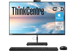 Lenovo ThinkCentre Neo 30a 23.8" FHD Business All-in-One, Intel Core i5-13420H, 16GB RAM, 512GB SSD, Wired KB & Mouse, RJ-45, HDMI, Wi-Fi 6, Webcam, Windows 11 Pro, Black