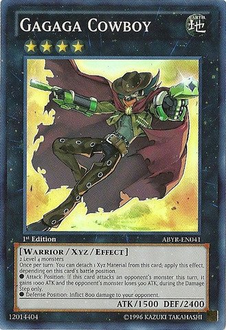 Yu-Gi-Oh! - Gagaga Cowboy (ABYR-EN041) - Abyss Rising - 1st Edition - Super Rare