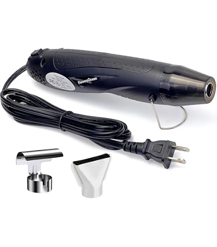 110V 300W Heat Gun – Electric Hot Air Tool For Shrink Wrapping, DIY, With Nozzle