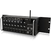Midas MR18 18-Input Digital Mixer for iPad/Android Tablets with 16 Midas PRO Preamps, Integrated Wifi Module and Multi Channel USB Audio Interface