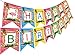 Threemart Hawaiian Luau Happy Birthday Banners for Tiki Tropical Summer Pool Flamingo Party Supplies