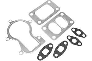 Tektall HX35 HX35W Turbo Charger Stainless Steel Gasket kit for Holset Garrett 3592766 3538881 4050036 35392726 Dodge Cummins Truck 6BTAA HE351CW HE351 HE341 HIC HY35 HX40 HX40W HIC T3 T4