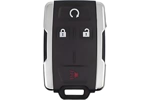 Replacement Key Fob Remote Start for GMC Sierra 1500 (2014-2018), Canyon (2015-2022), Sierra 2500 HD & 3500 HD (2015-2019), 4