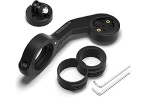 COOSPO Bike Computer Out Front Mount MT5S, Compatible with Garmin/COOSPO/Igps/Cycplus and GoPro, Bike Computer Mount Adapter 