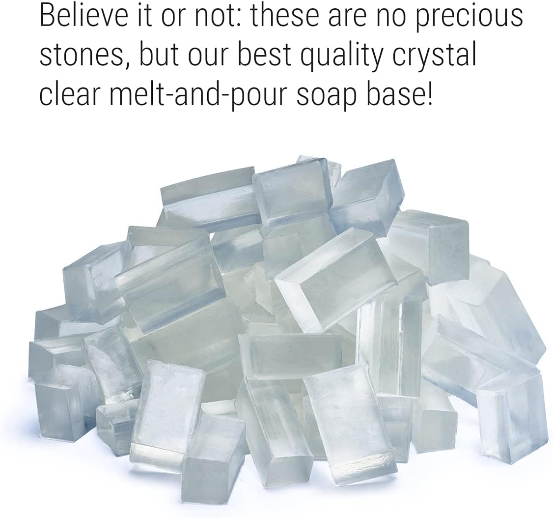 Glycerin Soap Base for Soap Making – 2 lb Melt and Pour Soap Base – Unscented Glycerin Soap Base – Soap Making Supplies: Arts, Crafts & Sewing