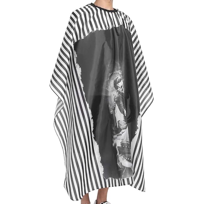 Capa impermeable para el cabello Peluquería Bata de nylon para el color