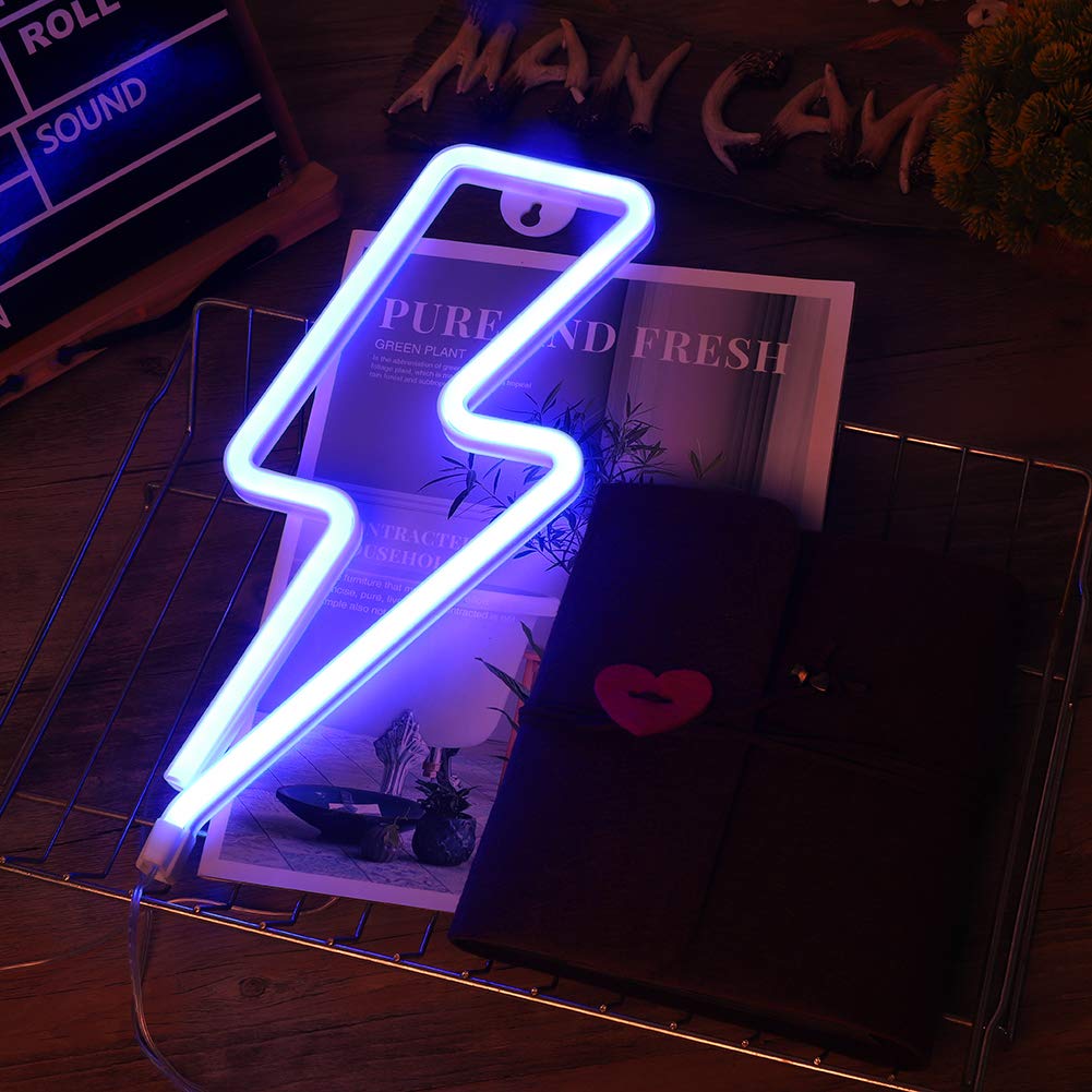 Buy Lightning Bolt Neon Signs, LED Lightning Neon Sign, Lightning Bolt