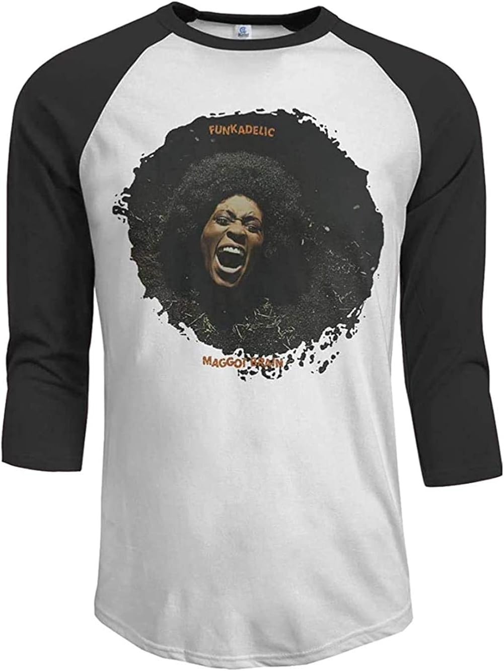 Maggot Brain Funkadelic T Shirt for Men Hip Hop Vintage Tee Raglan