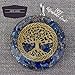 Ezina Designs - Orgonite Chakra Energy Web Tree of Life Orgone Pendant with Coiled Copper(Lapis Lazuli)