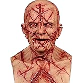 Wirlsweal Cosplay Scary Mask, Scary Dracula Monster Costume Party Horror Demon Zombie
