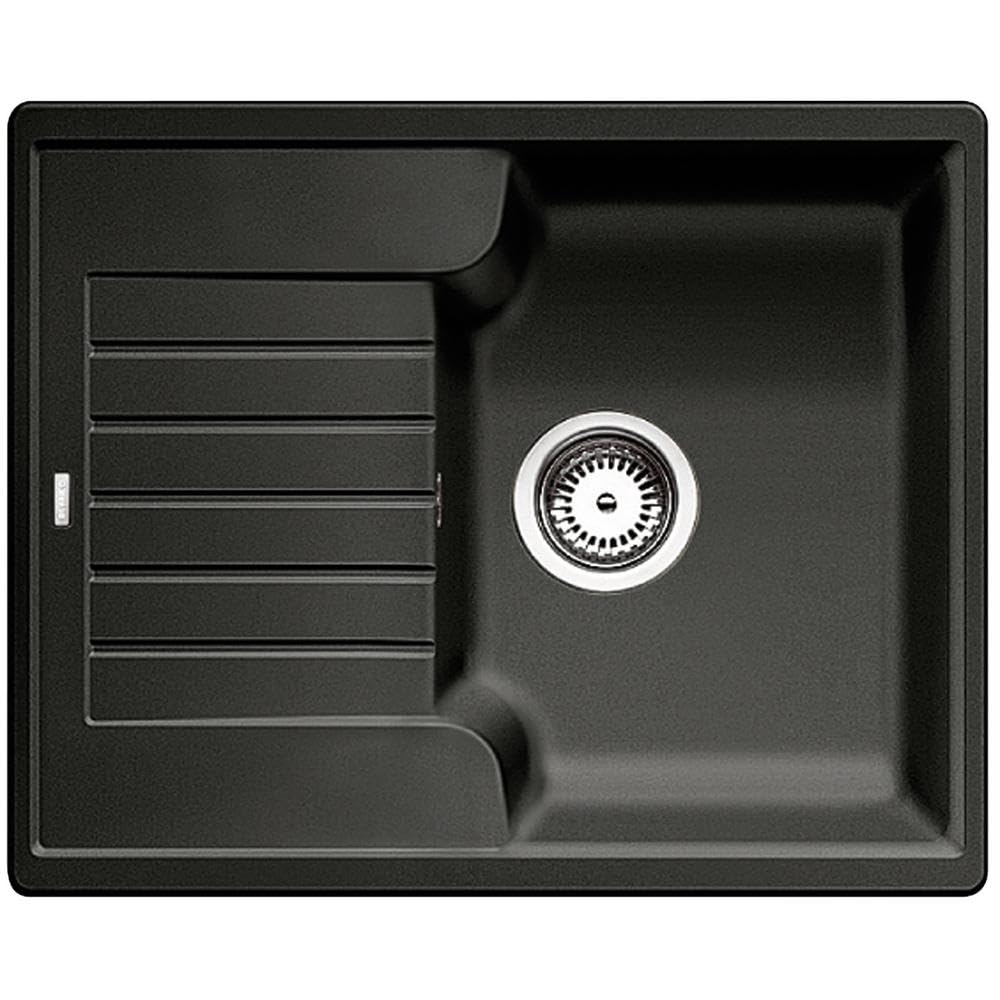 BLANCO ZIA 40 S – Rectangular Granite Kitchen Sink for 40 cm Wide Base Units – Made of SILGRANIT – Grey – 516918