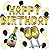 Gold Birthday and Champagne Balloon Set - Birthday Party Decorations - 21st - 30th - 40th - 50th - Funny Birthday Party Supplies