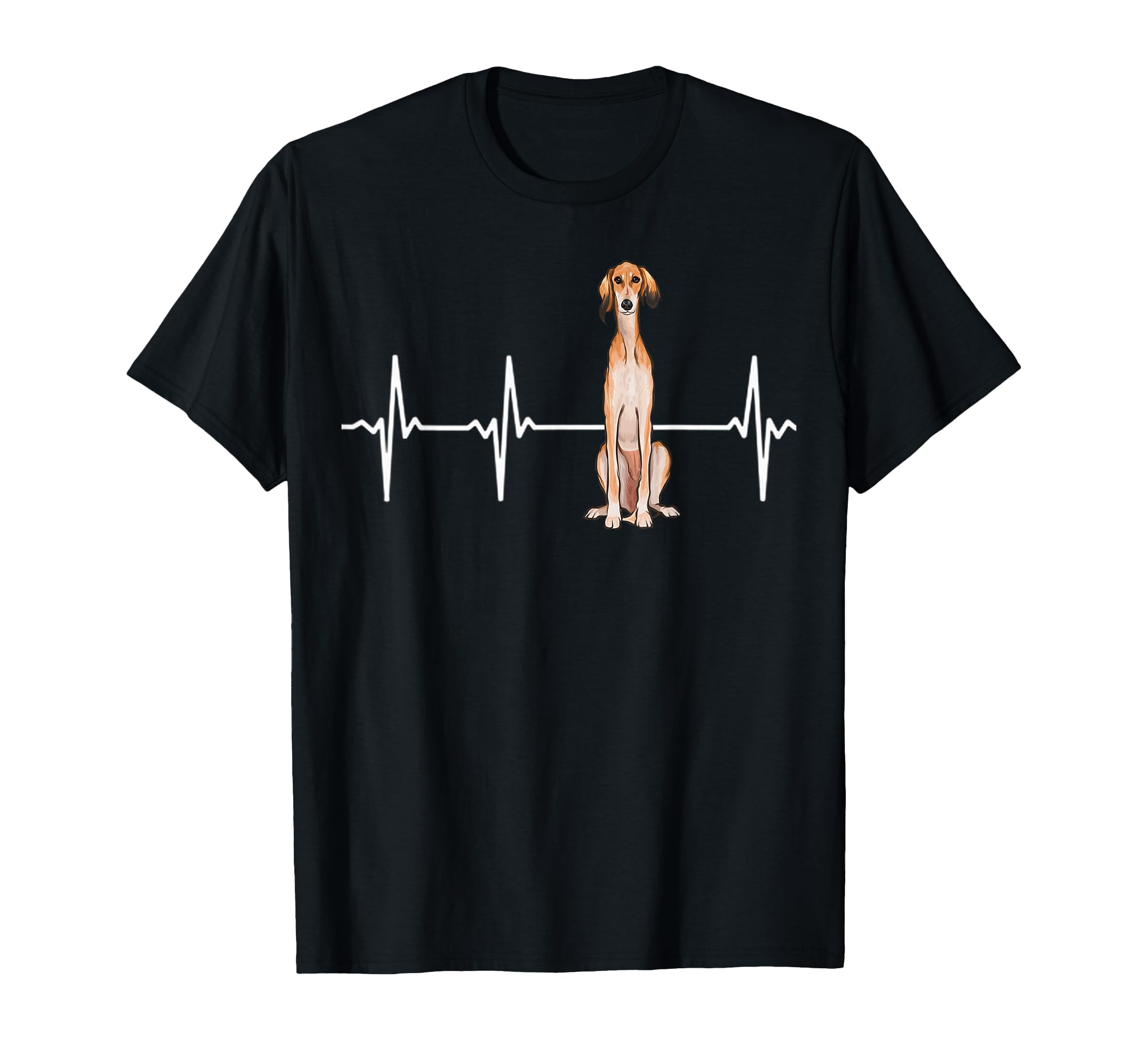 Saluki Heartbeat Dog Lover T-Shirt