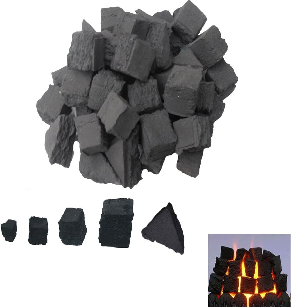 10 Random Mixed Gas Fire Ceramic Coals Replacement Replacements/Bio Fuels/Ceramic/Boxed