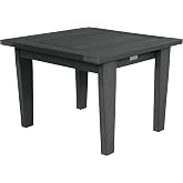 highwood Lehigh Outdoor Side Table, Black
