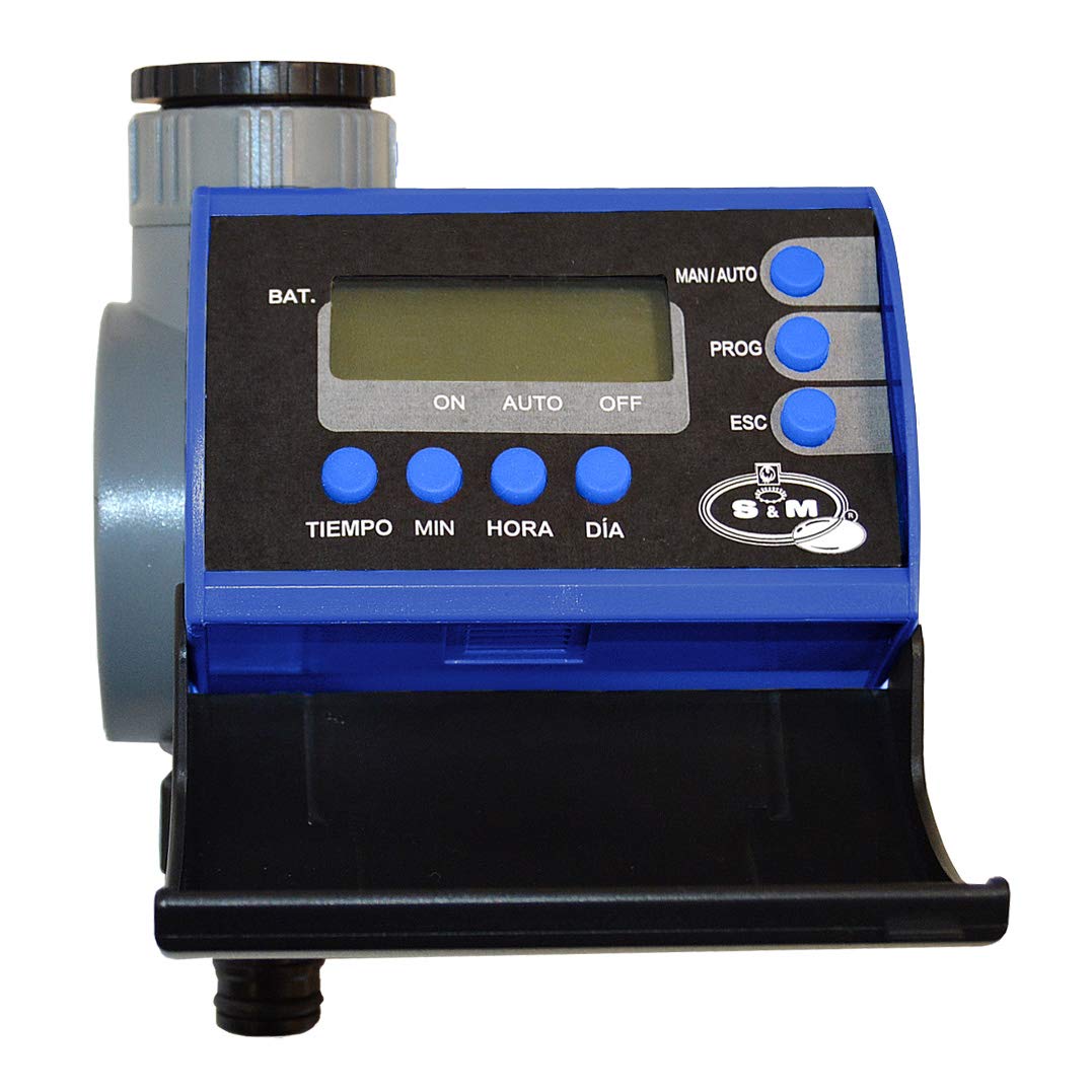 S&M s & m Programmer Tap Digital Female 3/4, azul-gris