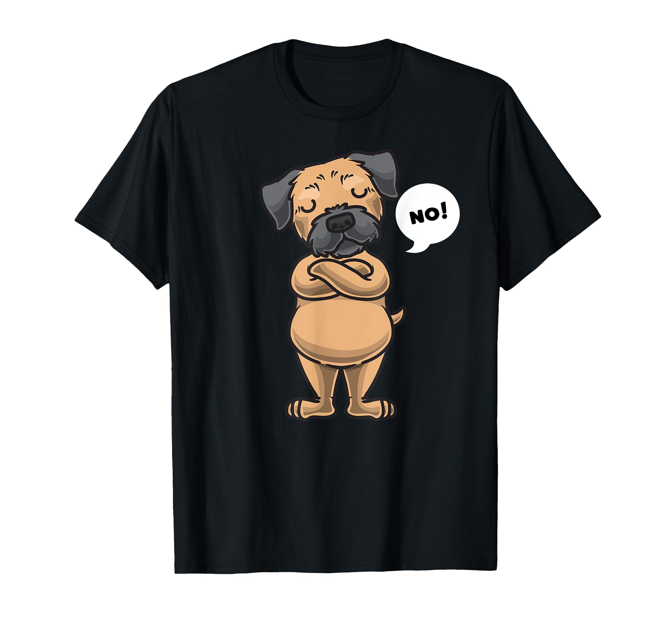 Stubborn Border Terrier Dog T-Shirt