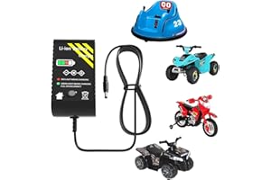 SANJOON 6V Battery Charger for Kids Ride On Toys Car,Compatible with Best Choice Products Hello Kitty SUV Kid Trax Toddler Quad Electric Battery Powered Ride-Ons Toys