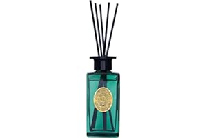 M&SENSE 6.3 oz Large Reed Diffuser Set | Evergreen Pine Scent Oil Diffuser with Sticks | Hotel Collection Non-Toxic Essential Oil |for Bedroom Bathroom Living Room