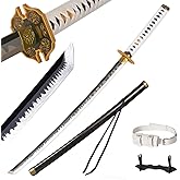 40" Anime Vergil Sword Yamato Sword in Plastic with Display Stand and Belt,for Cosplay,Collectible Display