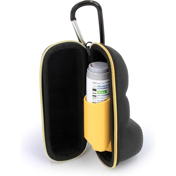 Weefla Empty Inhaler Holder Carry Case, Hard-Shell Protective, Splash...