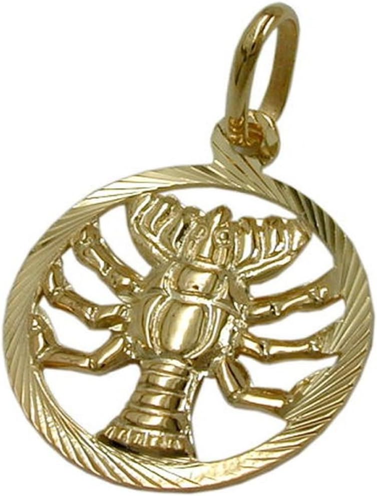 Zodiac Pendant Cancer 9 Carat 375 Gold