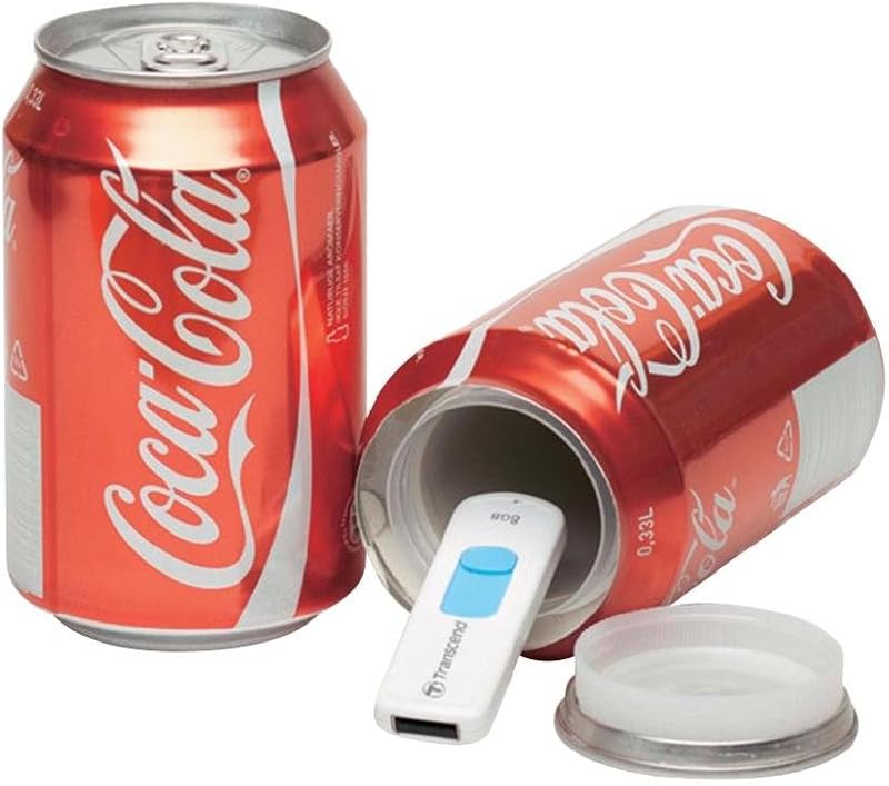 Diversion Safe Coke Can Secret Stash Jar Weighted Screw Top Container
