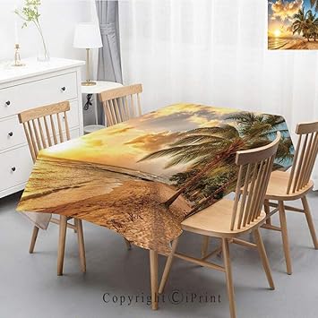 Amazon Com Printed Pattern Washable Table Cloth Dinner Kitchen