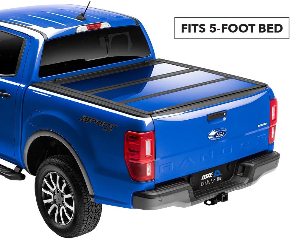 A.R.E. Fusion Painted Hard Fold Truck Bed Tonneau Cover
