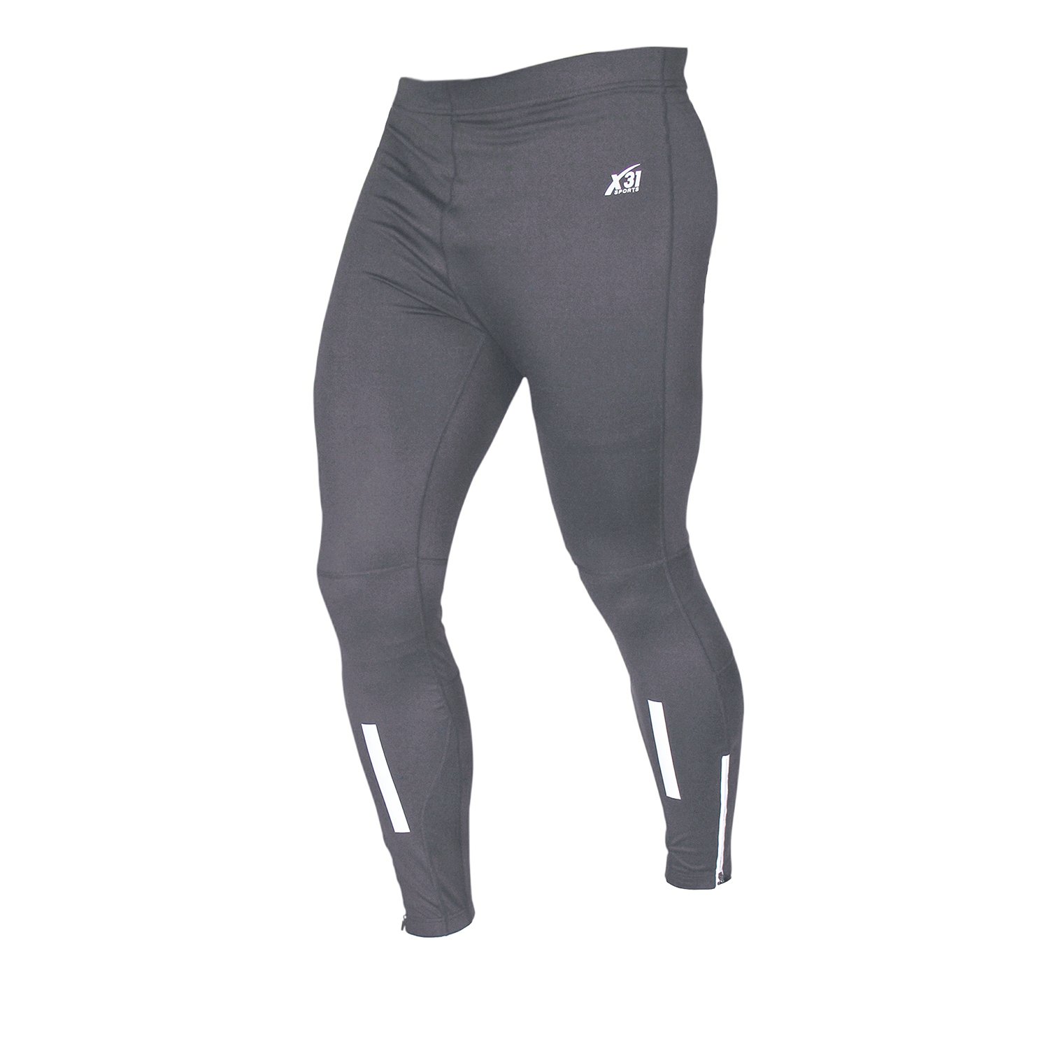 Cold Weather Leggings With Zipper Pocket X31 Sports Mens Running Tights