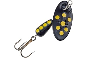 Panther Martin PMSP Spotted Teardrop Spinners Fishing Lure Catches Trout, Walleye, Northern Pike, Muskie, largemouth Bass, Perch, Crappie & more
