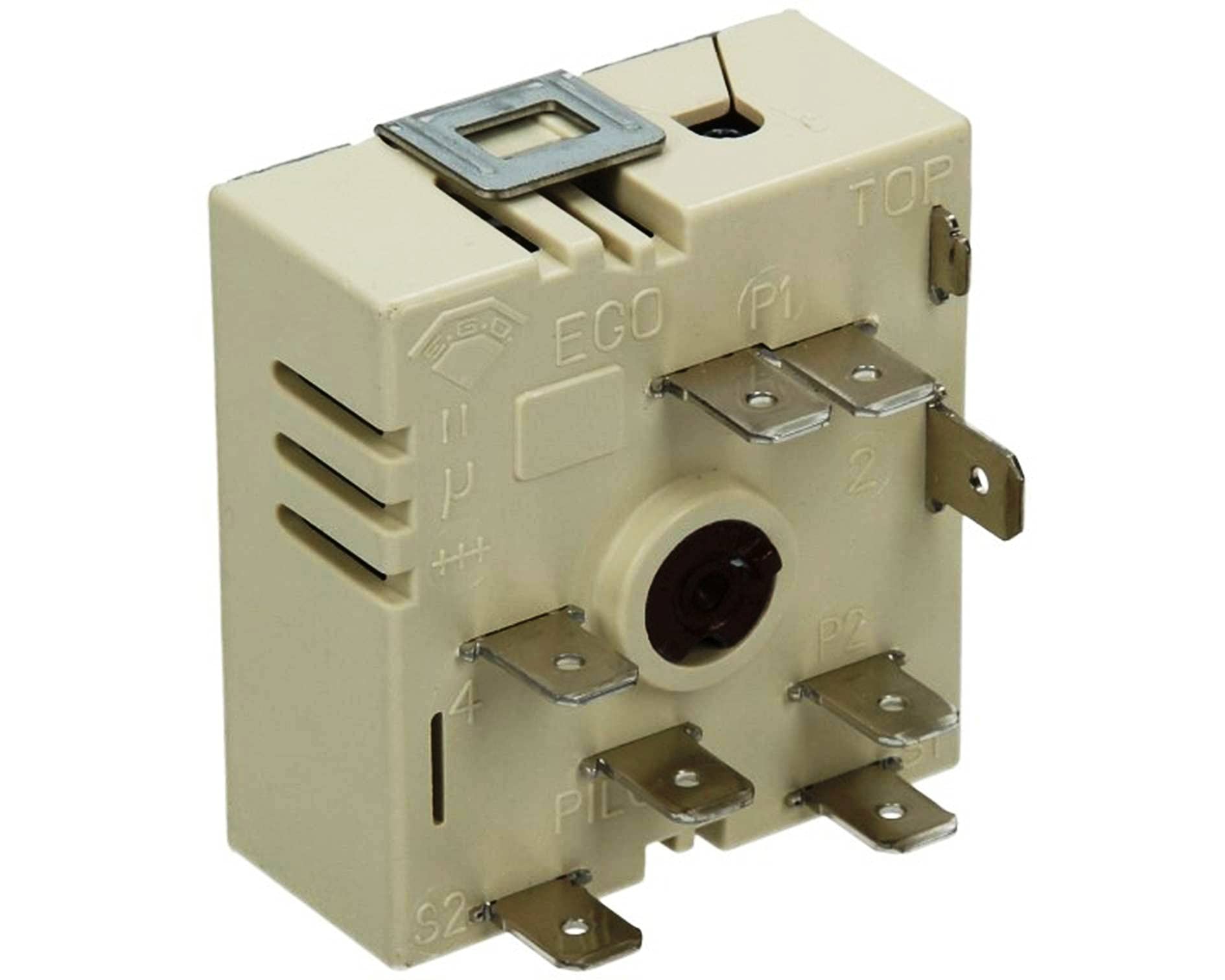 EGO energy regulator right-hand with pilot contact series 50.57021.010, Power: 240 V 13 A