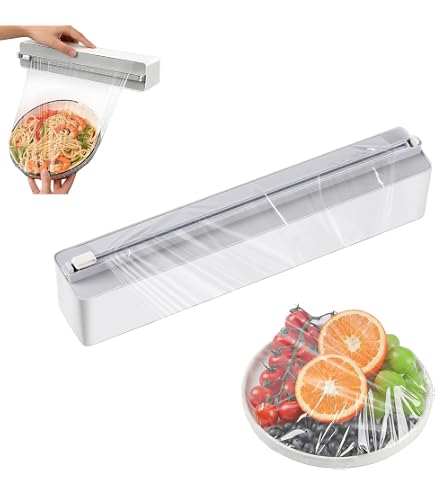 Amazon.com: Magnetic Plastic Wrap Dispenser with Cutter - Quasziwa