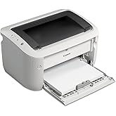 Canon imageCLASS LBP6030w - Monochrome Single-Function Wireless Compact Wireless Laser Printer, 1 Year Limited Warranty, 19 PPM, White - Print Only