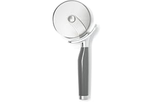 KitchenAid - Classic Pizza Cutter, Sharp Blade for Cutting Through Crusts, Pies and More, Built in Finger Guard for Safety an