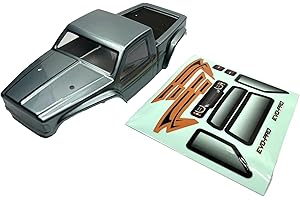 HobbyPlus EVO/EVO PRO RC Crawler 1/18 Scale Body Shells - Remote Control Car, RC Car, RC Crawler Upgrade Parts (HELIDIRECT) (EVO-PRO Fighter LCG Body (Metalic Blue))