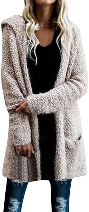 ladies long hooded cardigans