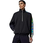 adidas MEN'S MANCHESTER UNITED SOCCER PETER SAVILLE JACKET, BLACK, XL