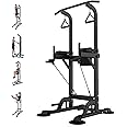 Power Tower Exercise Equipment, Power Tower Pull Up Bar, Power Tower Dip Station,Power Tower Workout, Multi-Function Strength Training Equipment for Home Gym Stand Workout Station