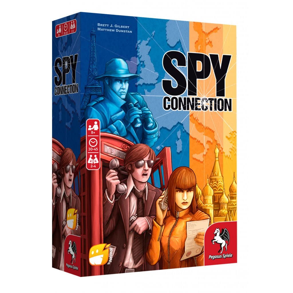 Funforge Spy Connection: Classic Strategy Card Game for 2-4 Adults, Ages 18+