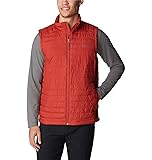 Columbia Men's Silver Falls Vest, Warp Red, Small