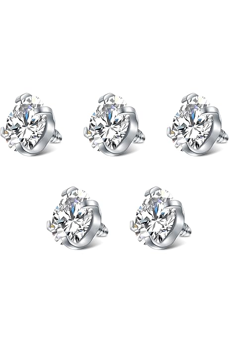 Piercing Replacement Balls Lcolyoli 16G Replacement Balls For