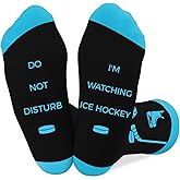 Coopyin Ice Hockey Gifts for Men and Women Christmas Birthday Stocking Stuffers Fathers Day Graduation Gift Ideas Funny Novelty Socks Accessories for Ice Hockey Lovers, Teammate, Players, Friend